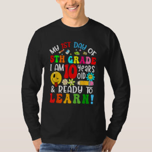 Camiseta Meus 1rua Dias De 5 Eu Tenho 10 Anos E Li