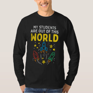 Camiseta Meus alunos estão fora deste professor de ciênci