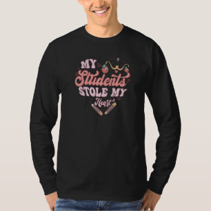 Camiseta Meus Alunos Me Roubaram o Coração Valentim Diverti