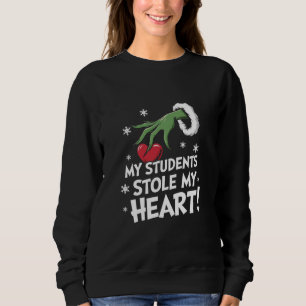 Camiseta Meus Alunos Roubaram Meu Coração Natal Professor d