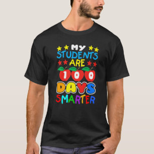 Camiseta Meus alunos são 100 dias mais espertos de professo