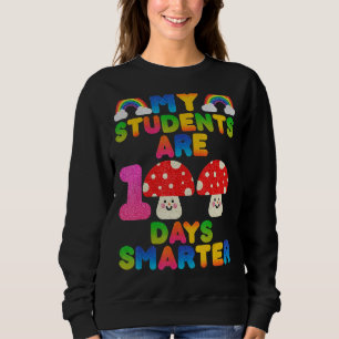 Camiseta Meus Alunos São 100 Dias Mais Inteligentes Do 100º