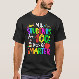 Camiseta Meus alunos são 100 dias mais inteligentes do que