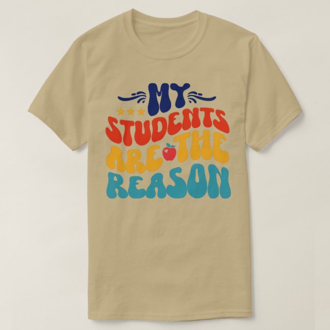 Camiseta Meus Alunos São A Razão (Frente do Design)