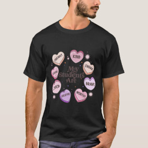 Camiseta Meus Alunos São Amados Valentins Criativos Gentis 