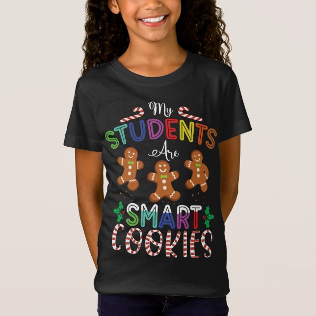 Camiseta Meus Alunos São Biscoitos Inteligentes Gingerpão C (Frente)