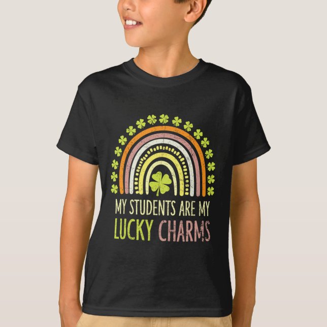 Camiseta Meus Alunos São Meus Amuletos da Sorte Professor S (Frente)