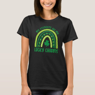 Camiseta Meus Alunos São Meus Charmes Sortudos Professor De