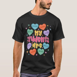 Camiseta Meus Alunos São Valentinas Fortes e Gentis Profess
