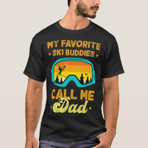 Camiseta Meus Amigos De Esqui Favoritos Me Chamam De Engra