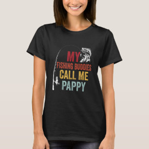 Camiseta Meus Amigos De Pesca Favoritos Chamam Pappy Pescad