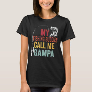 Camiseta Meus Amigos De Pesca Favoritos Me Chamam De Gampa
