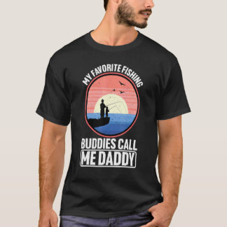 Camiseta Meus Amigos de Pesca Favoritos Me Chamam de Papai