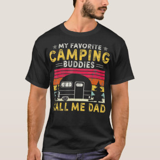 Camiseta Meus Amigos Favoritos De Acampamento Me Chamam De