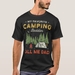 Camiseta Meus Amigos Favoritos De Acampamento Me Chamam De