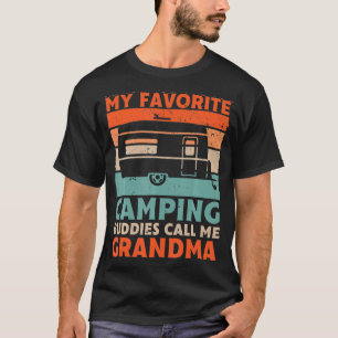 Camiseta Meus Amigos Favoritos De Acampamento Me Chamam De 