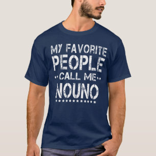 Camiseta Meus Amigos Favoritos Me Chamam Nouno Padrinho Gre