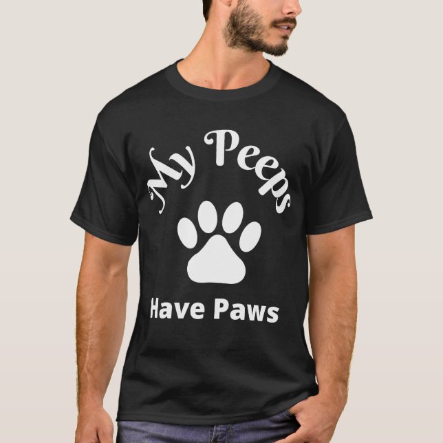 Camiseta Meus Amigos Têm Patas (Frente)