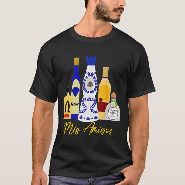 Camiseta Meus Amigos Tequila (Frente)