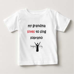 Camiseta Meus amores da avó para cantar o soprano
