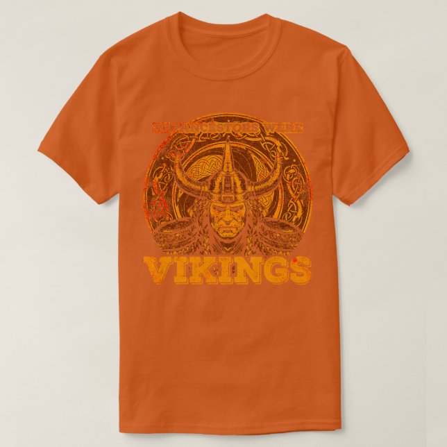 Camiseta Meus Ancestrais Estavam Vikings 2 (Frente do Design)