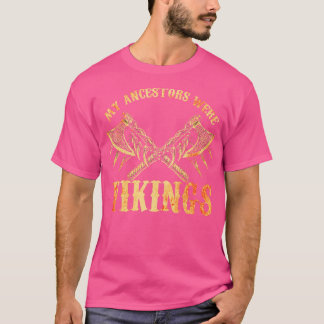 Camiseta Meus Ancestrais Estavam Vikings 9