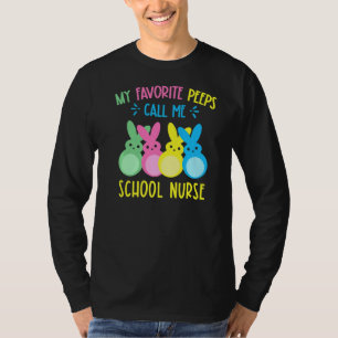 Camiseta Meus Bunnies Favoritos Me Chamam De Enfermeira Da