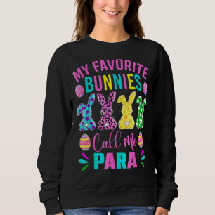 Camiseta Meus Bunnies Favoritos Me Chamam De Para Educador