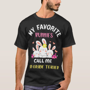 Camiseta Meus Bunnies Favoritos Me Chamam De Professora Do 