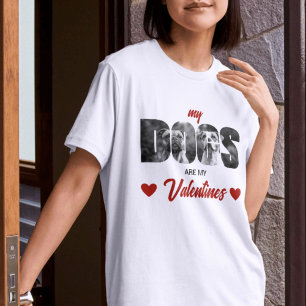 Camiseta Meus Cachorros São Meus Namorados Personalizar Fot