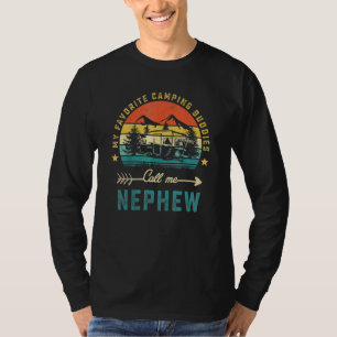 Camiseta Meus Campos Favoritos Me Chamam De Sobrinho Retro