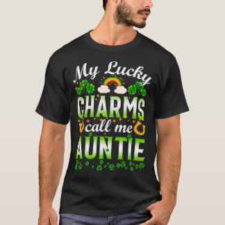 Camiseta Meus Charmes Sortudos Me Chamam De Dia de São Patr