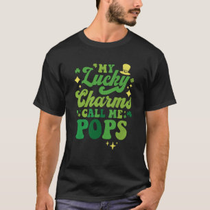 Camiseta Meus Charms da Sorte Me Chamam de Vô Dia de São Pa