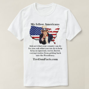 Camiseta Meus colegas americanos perguntam o que você pode