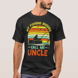 Camiseta Meus Colegas de Pescaria Me Chamam de Tio Pescador