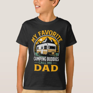 Camiseta Meus Companheiros de Acampamento Favoritos Me Cham