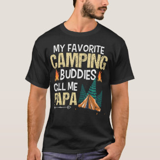 Camiseta Meus Companheiros de Acampamento Favoritos Me Cham