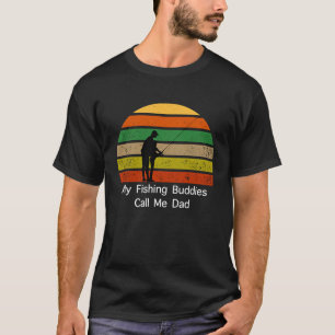 Camiseta Meus Companheiros de Pesca Me Chamam de Pai