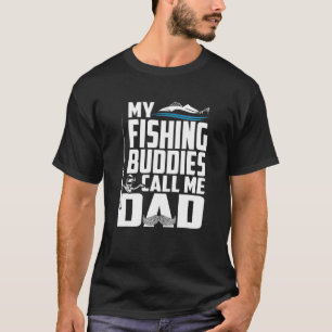 Camiseta Meus Companheiros de Pesca Me Chamam de Pai Camise