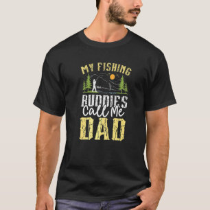 Camiseta Meus Companheiros de Pesca Me Chamam de Pai Roupas
