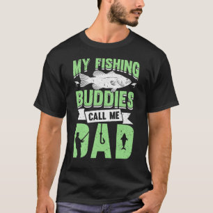 Camiseta Meus Companheiros de Pesca Me Chamam de Pai Roupas