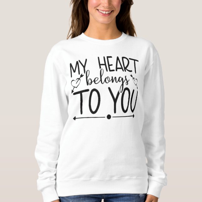 Camiseta Meus Corações Pertencem a Você (Frente)