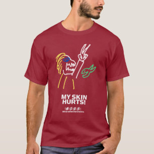 CAMISETA MEUS DANOS DE PELE!
