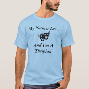 Camiseta Meus __e eu dos nomes somos um Thespian