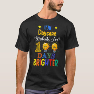 Camiseta Meus Estudantes De Cuidados De Dia São 100 Dias Ma