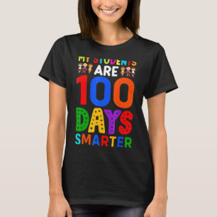 Camiseta Meus Estudantes São 100 Dias Mais Inteligentes E F