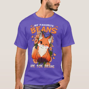 Camiseta Meus feijões favoritos são feijões dos pés Eu Fand