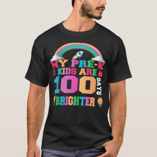 Camiseta Meus filhos da Prek 100 dias Mais Brilhantes