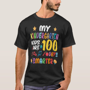 Camiseta Meus Filhos Do Jardim De Infância São 100 Dias Mai