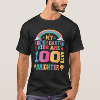 Camiseta Meus Filhos Do Jardim De Infância São 100 Dias Mai